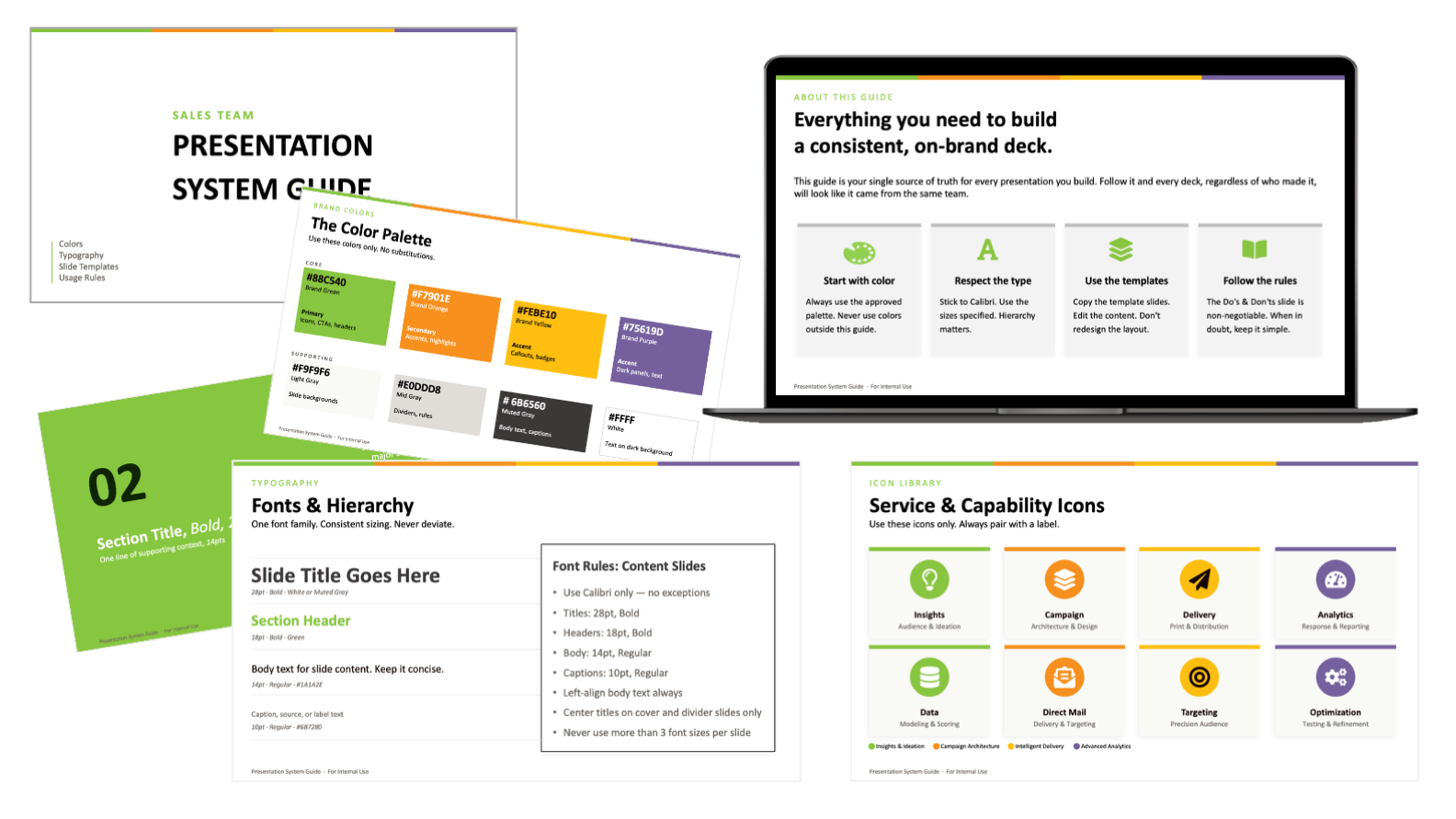 Direct Marketing branding guide preview