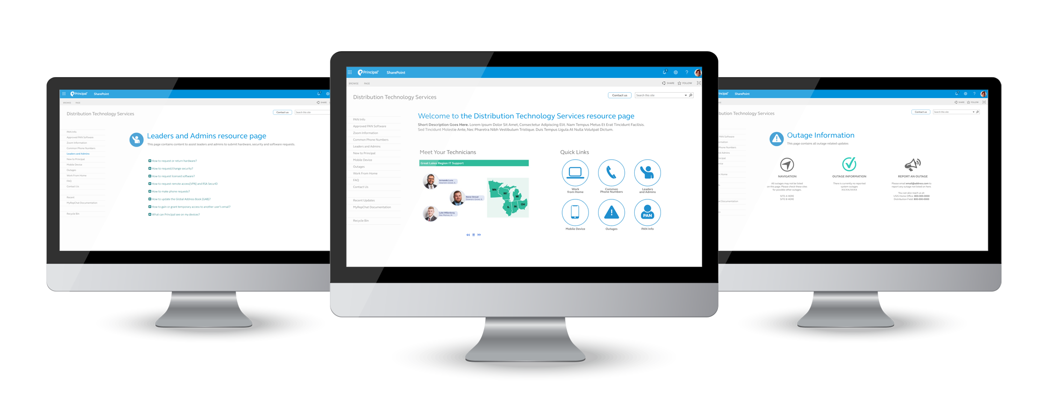 SharePoint Design Mock-up